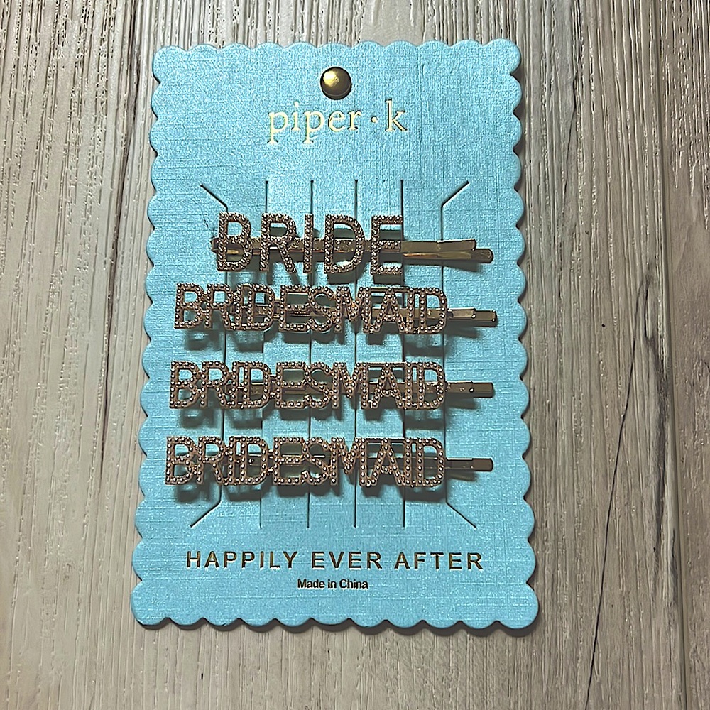 Piper•K Bride and Bridesmaid Hairpins Hairclips